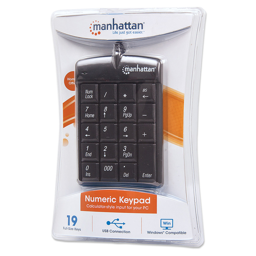 TECLADO NUMERICO MANHATTAN ALAMBRICO