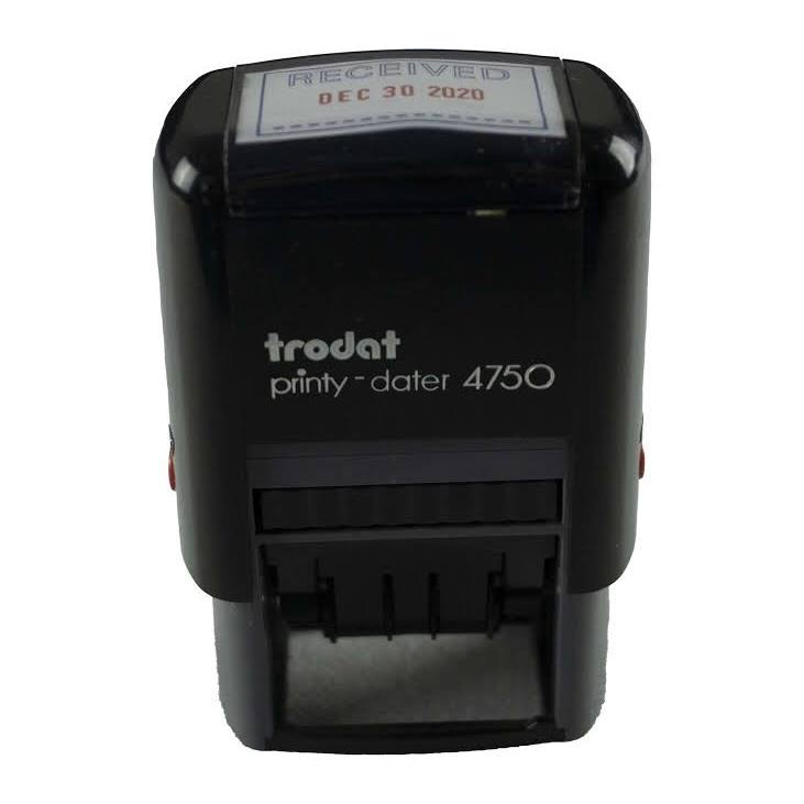 SELLO AUTOMATICO 4750 C/FECHADOR TRODAT 41X24MM