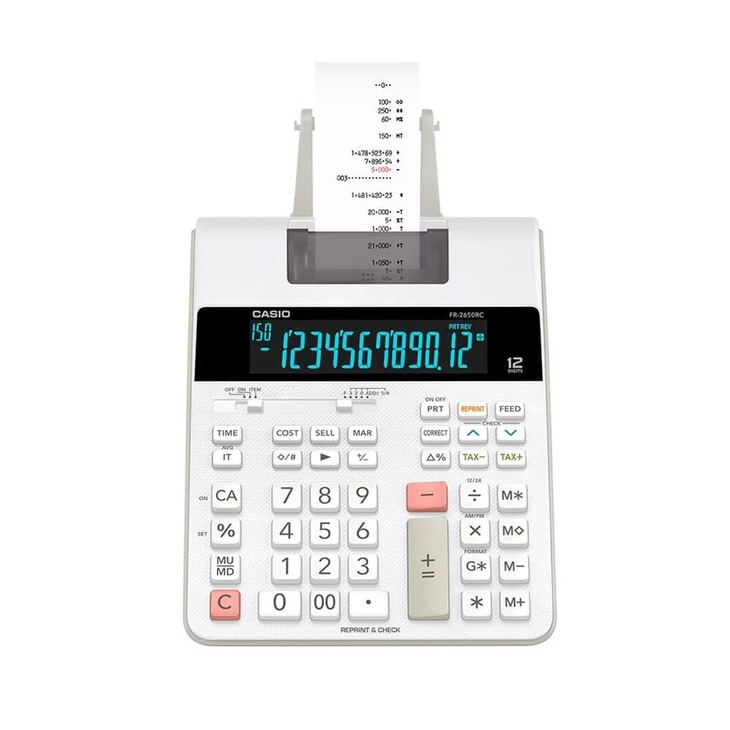 CALCULADORA CASIO MOD. FR-2650RC DE ESCRITORIO
