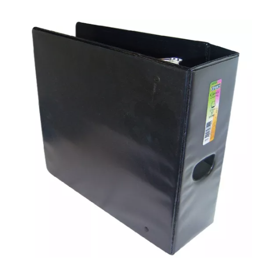 CARPETA KINERA C/VENTANA 5 PULG. NEGRA