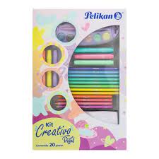 KIT CREATIVO PELIKAN PASTEL C/20 PZAS