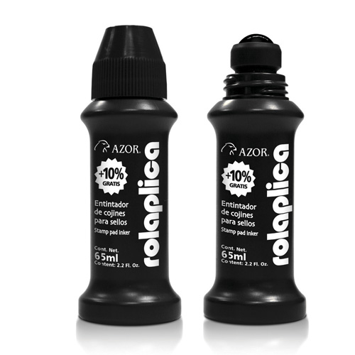 TINTA ROLAPLICA AZOR NEGRA 60CC.