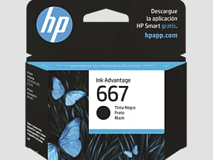 CARTUCHO HP 667 NEGRO