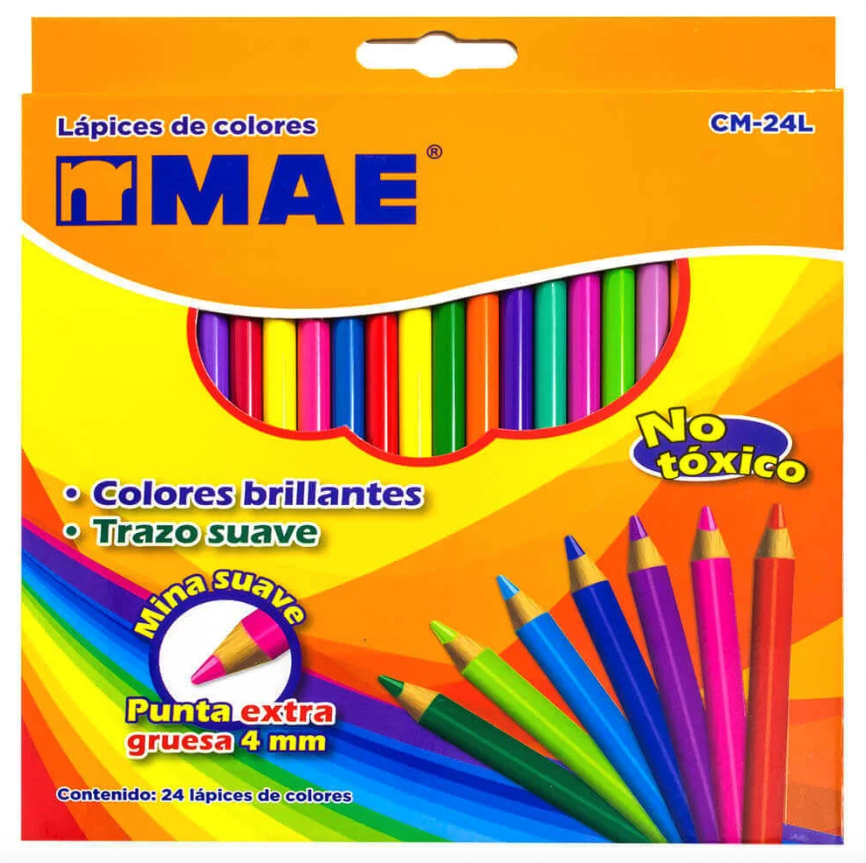 COLORES MAE REDONDO LARGOS C/24