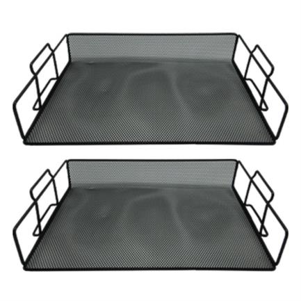 CHAROLA METALICA APILABLE HORIZONTAL C/2