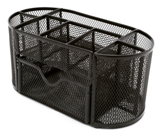 ORGANIZADOR CON PORTATARJETAS MESH NEGRO