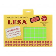 ETIQUETAS LESA 3 VERDE 770 17X17 MM
