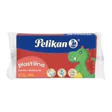 PLASTILINA PELIKAN BARRA 180 GRS. NARANJA