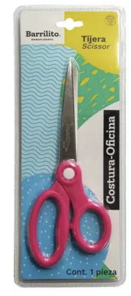TIJERA BARRILITO COSTURA ACERO MOD.T7