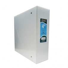 [10-372106] CARPETA KINERA C/VENTANA 4 PULG. BLANCA