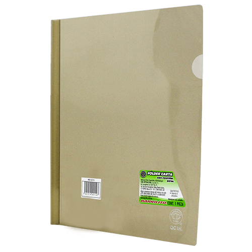 [10-104403] FOLDER BARRILITO C/COSTILLA QC1A AMARIL PTE C/12