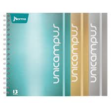 [10-230222] CUADERNO PROF. NORMA UNICAMPUS METALIZADO 120 H. RAYA