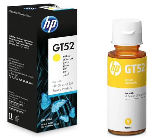[08-M0H56AL] TINTA HP GT52 AMARILLO