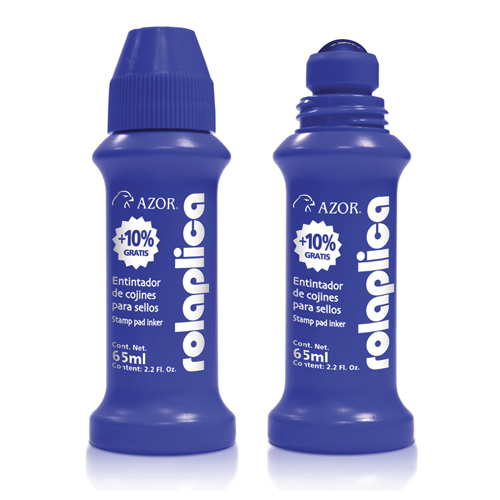 [10-372096] TINTA ROLAPLICA AZOR AZUL 60 CC.