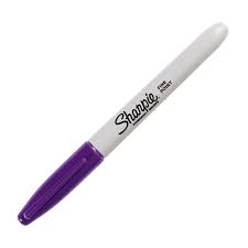 [10-130904] MARCADOR SHARPIE P/FINO MORADO
