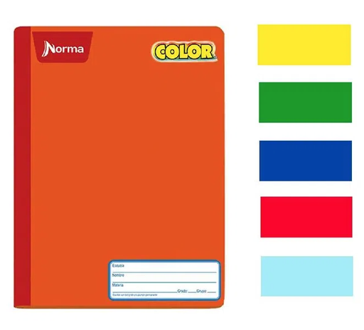 [13-581290] CUADERNO COSIDO NORMA COLOR FRANCES RAYA