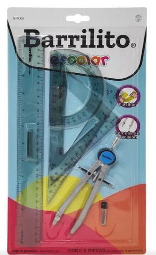 [10-104049] JGO DE GEOMETRIA BARRILITO IRROMPIBLE  G-FLEX