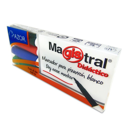 [10-372076] MARCADOR MAGISTRAL DIDACTICO P/FINO C/4PZA