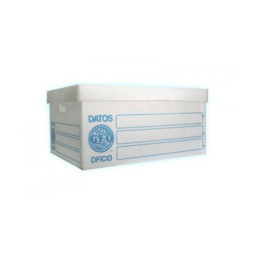 [10-500003] CAJA DE PLASTICO ARCHIVO MUERTO T/OFICIO