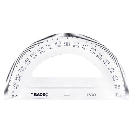 [10-122036] TRANSPORTADOR 180G. BACO PLASTICO