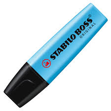 [17-BOSS-AZ] MARCADOR RESALTADOR STABILO BOSS AZUL