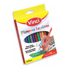 [10-170492] MARCADOR VINCI ESCOLAR PTE. C/12 PZAS.