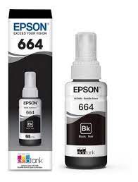 [57-T664120-BK] TINTA EPSON 664 NEGRA L200 L220 L310