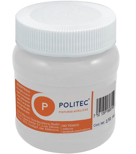 [09-30148] PINTURA ACRILICA POLITEC 250ML BLANCO