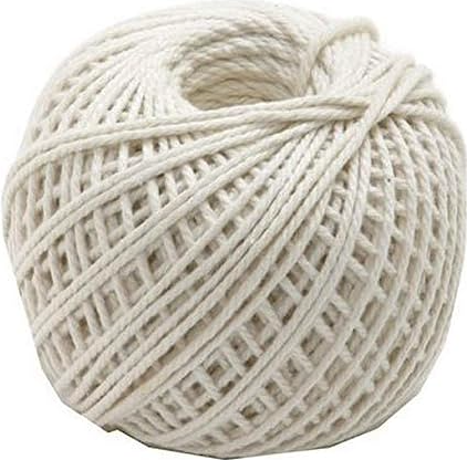 [10-438008-S] HILAZA EN BOLITA NO.6 BLANCA