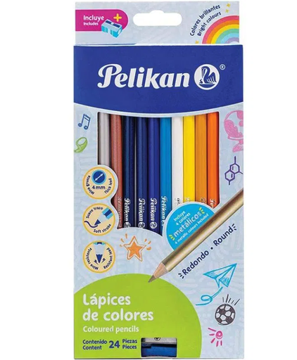 [10-328032] COLORES PELIKAN REDONDO CAJA C/24