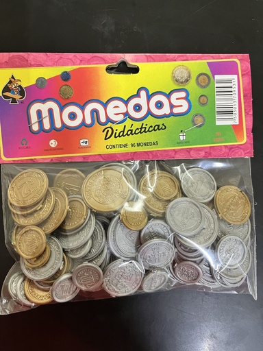 [10-835016] MONEDAS DE PLASTICO DIDACTICOS