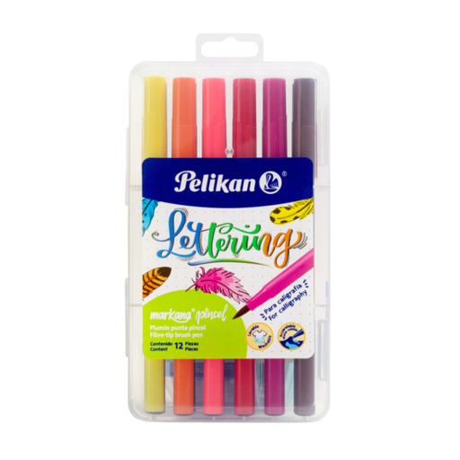 [10-328314] PLUMON MARKANA PINCEL LETTERING PELIKAN C/12