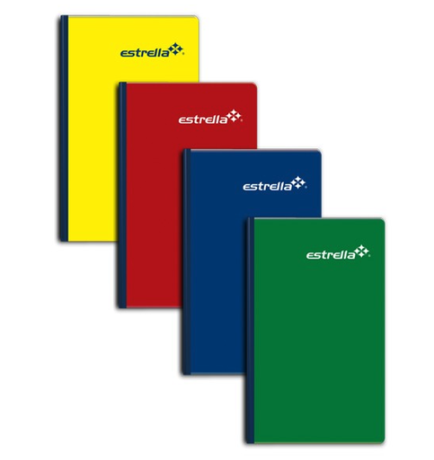 [13-699R] CUADERNO COSIDO ESTRELLA FRANCES 100HJ RAYA