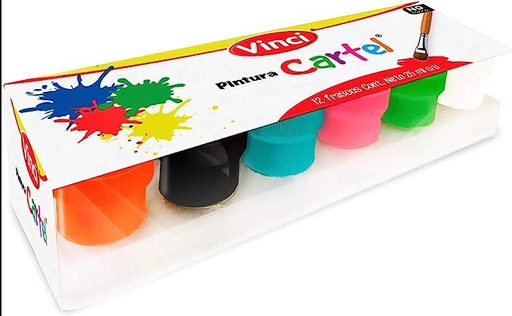 [10-170456] PINTURA VINCI ESCOLAR ESTUCHE C/6