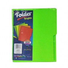 [10-657068] FOLDER BRIGHTS DIEM PTE. C/25 PZAS. VERDE LIMON 12