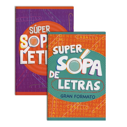 [10-116028] LIBRO PASATIEMPOS 20X27CM 128PAG. SOPA DE LETRAS MOD.3242