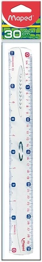 [10-384388] REGLA MAPED C/ASA PLASTICO 30CM