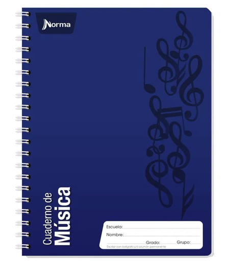 [10-230244] CUADERNO NORMA PROFESIONAL PAUTADO MUSICAL 80H