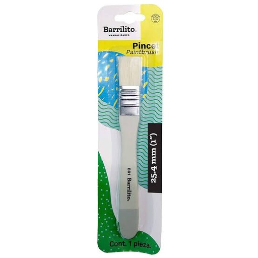 [10-104392] PINCEL BARRILITO TIPO BROCHA BR-1 1 PULG.