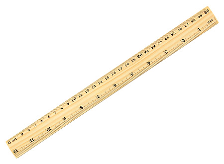 [10-363004] REGLA DE MADERA PLANA EDUCATIVA 30CM