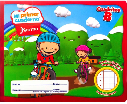 [10-230082] MI PRIMER CUADERNO NORMA CUADRITOS B 72H.