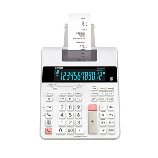 [10-345020] CALCULADORA CASIO MOD. FR-2650RC DE ESCRITORIO