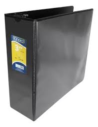 [10-372132] CARPETA KINERA C/VENTANA 3 PULG. NEGRA