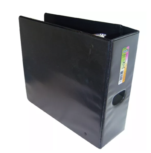 [10-372139] CARPETA KINERA C/VENTANA 5 PULG. NEGRA