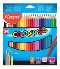 [10-384106] COLORES MAPED COLORPEPS STRONG C/24 PZAS