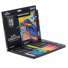 [10-630006] COLORES ACUARELABLES 0354 INDRA ESTUCHE C/24+3 PZAS.