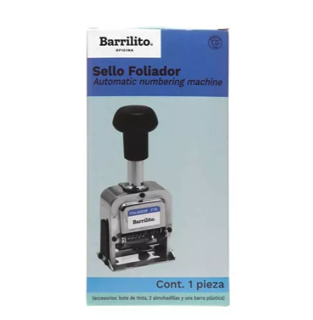 [10-104022] FOLIADOR BARRILITO MOD. F-70 6 DIGITOS