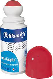[10-328322] TINTA PARA SELLOS GIRAPLICA PELIKAN 60 ML. ROJA
