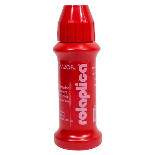 [10-372098] TINTA ROLAPLICA AZOR ROJA 60CC.