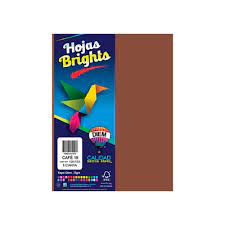[10-657140] PAPEL DIEM CARTA BRIGHTS PTE. C/100 19 CAFE OSCURO